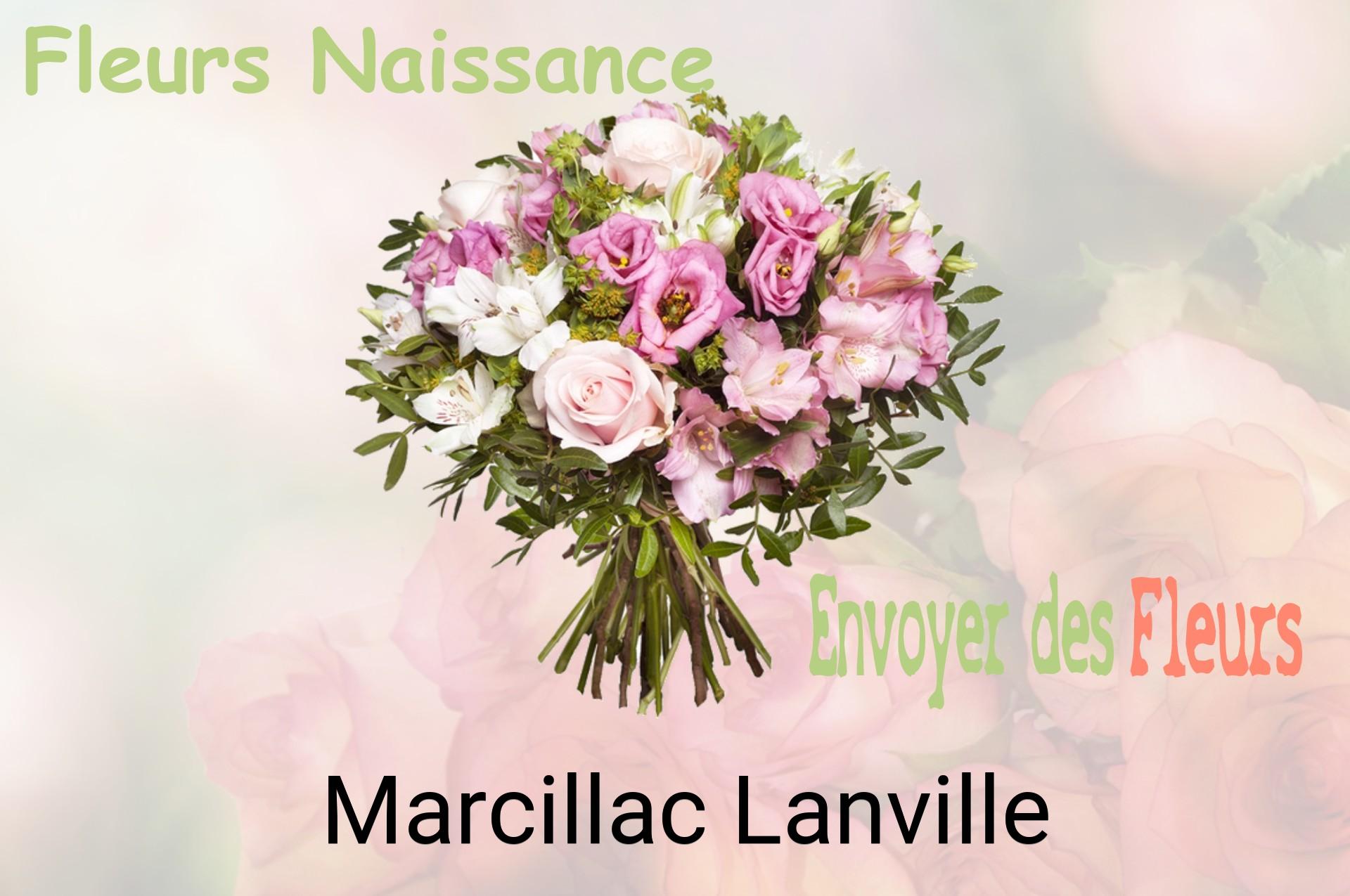 Bouquet de fleurs de naissance livré à Marcillac-Lanville